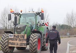 La tractorada se une en el recinto ferial de Palencia