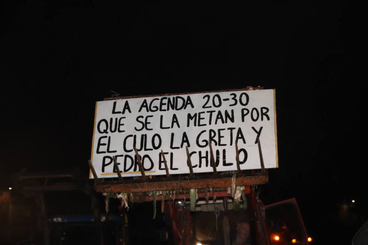 La tractorada de Cuéllar, en imágenes