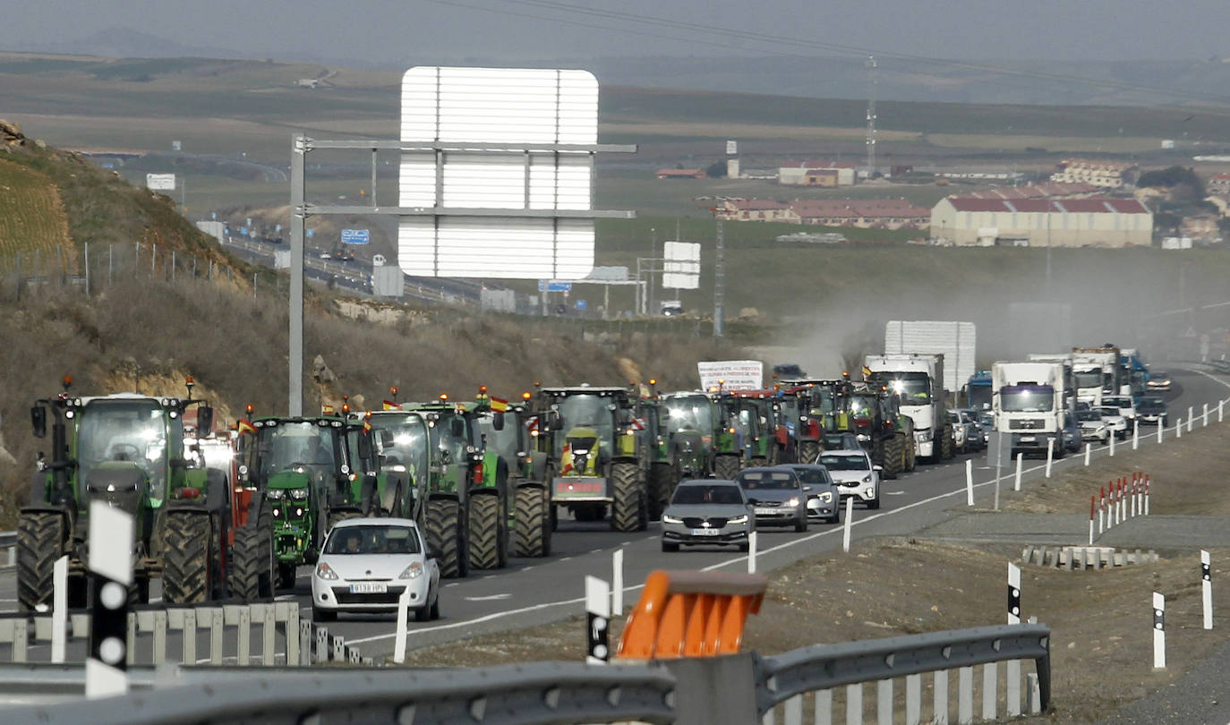 Las protestas de los agricultores segovianos, en imágenes