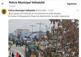 Nueva cuenta oficial en X de la Policía Municpal de Valladolid.