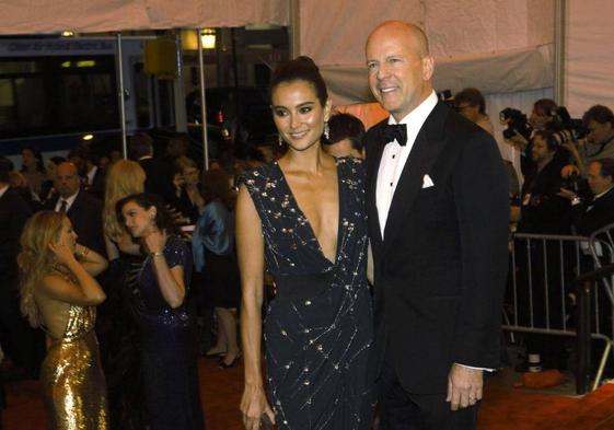 Bruce Willis y su mujer Emma Heming, en una imagen de archivo.