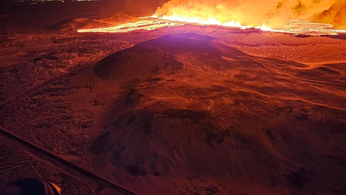 Las espectaculares imágenes que ha dejado la nueva erupción volcánica en Islandia