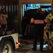 Abandona su coche antes de que fuera aplastado por la cabina del ascensor