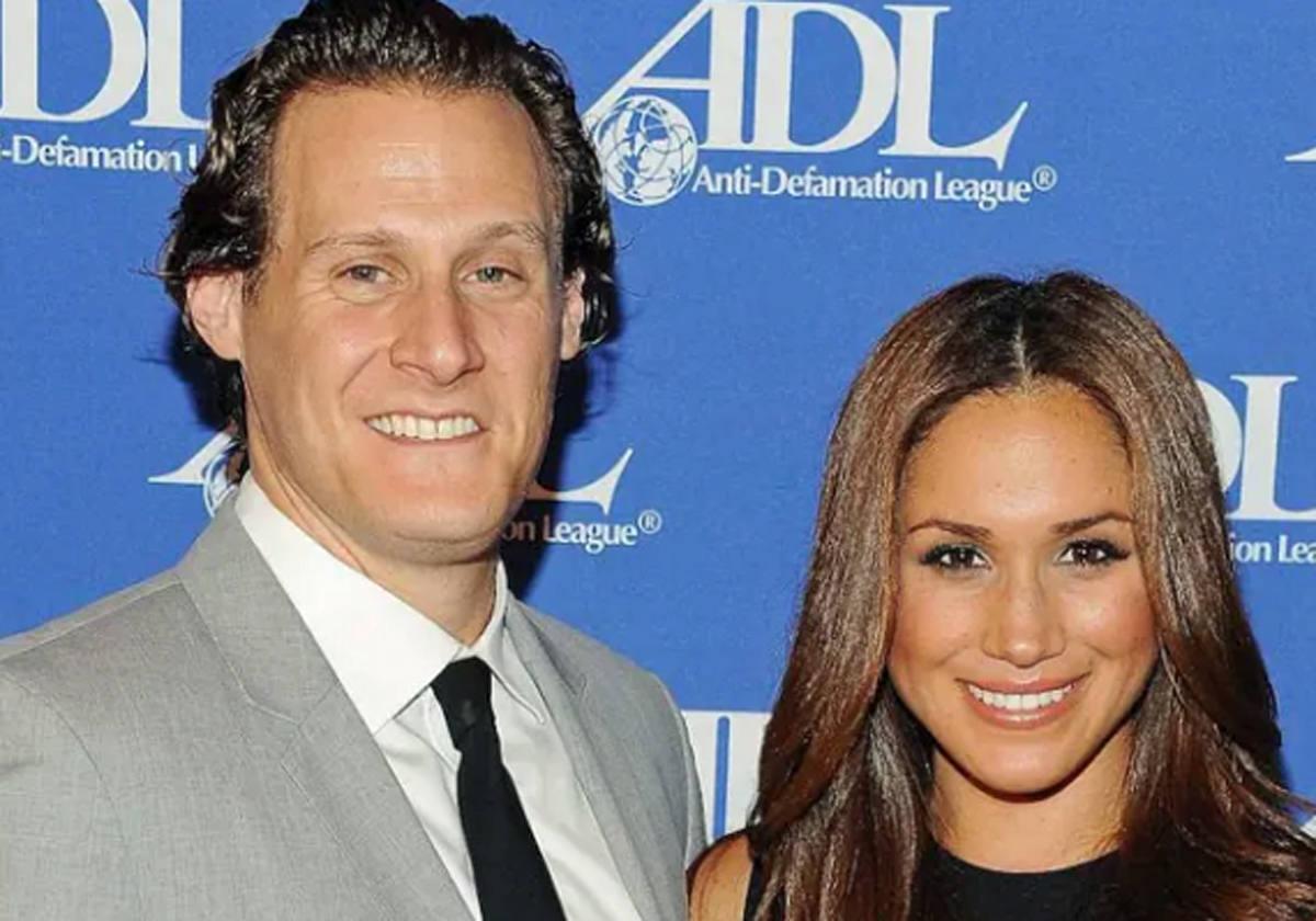 Trevor Engelson y Meghan Markle, en una imagen de archivo.