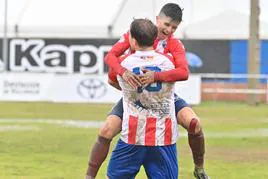 Los jugadores del Tordesillas celebran un gol, en una imagen de archivo.
