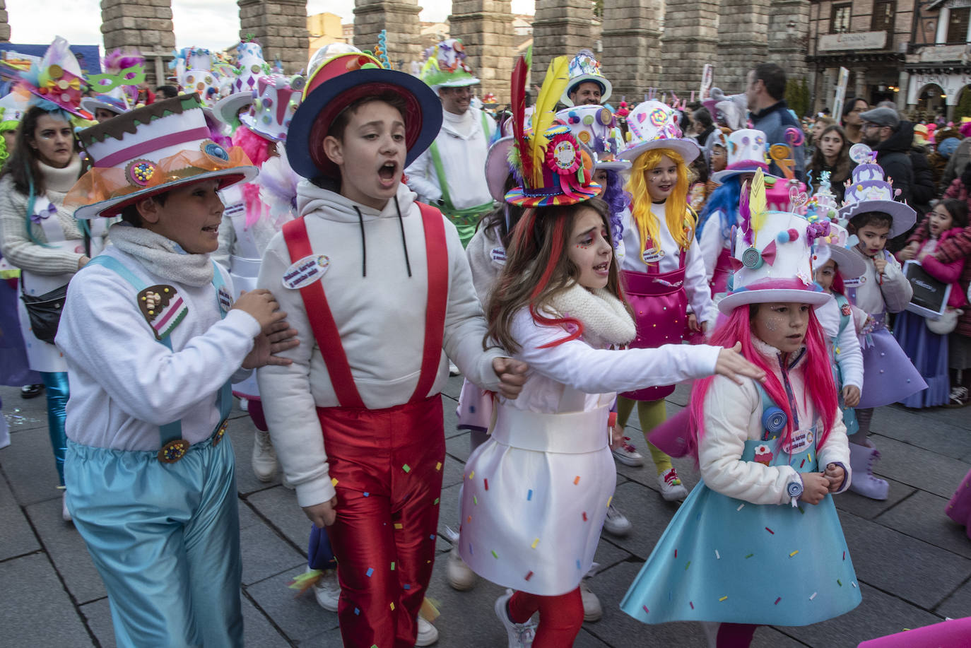 El carnaval infantil de Segovia, en imágenes