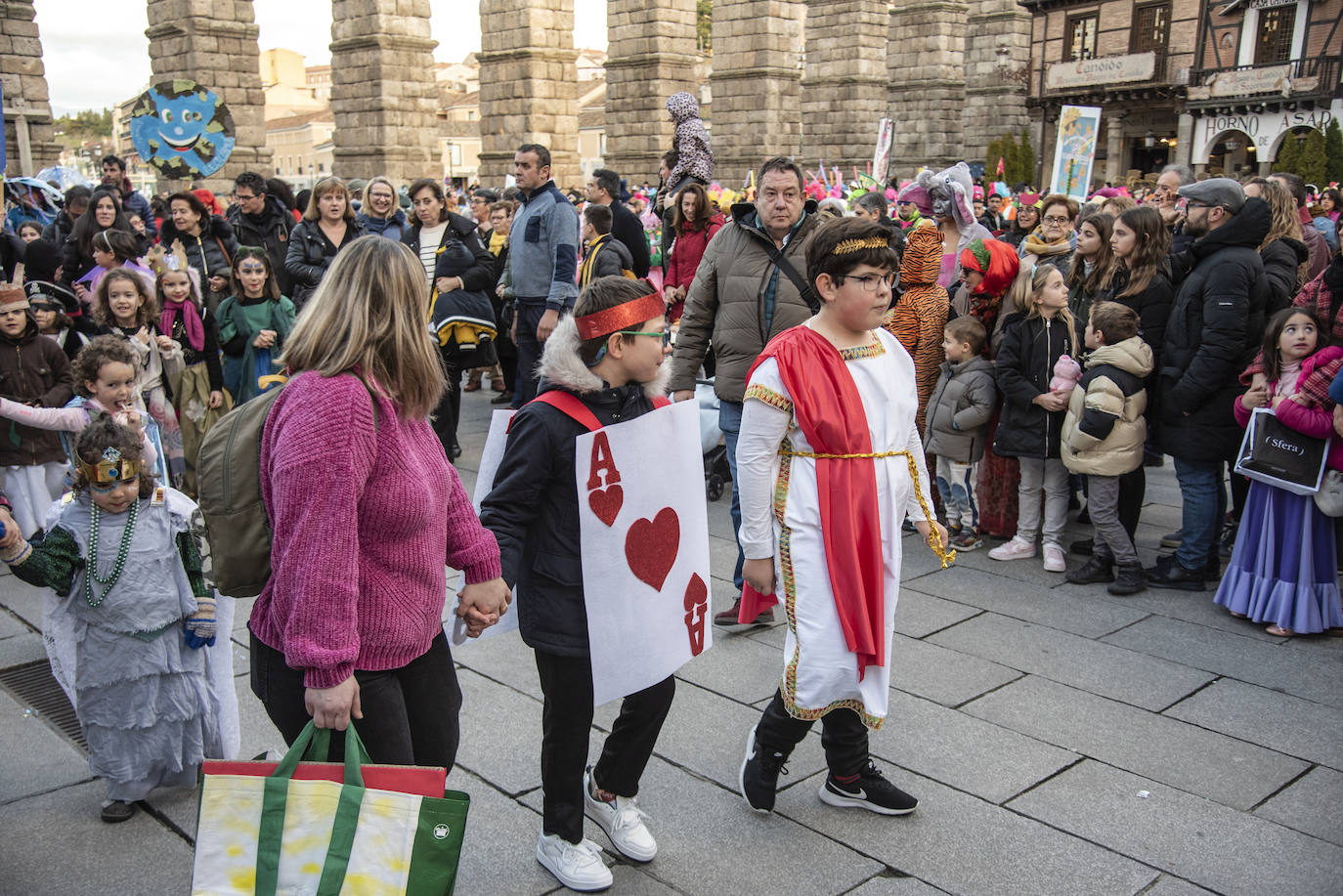 El carnaval infantil de Segovia, en imágenes