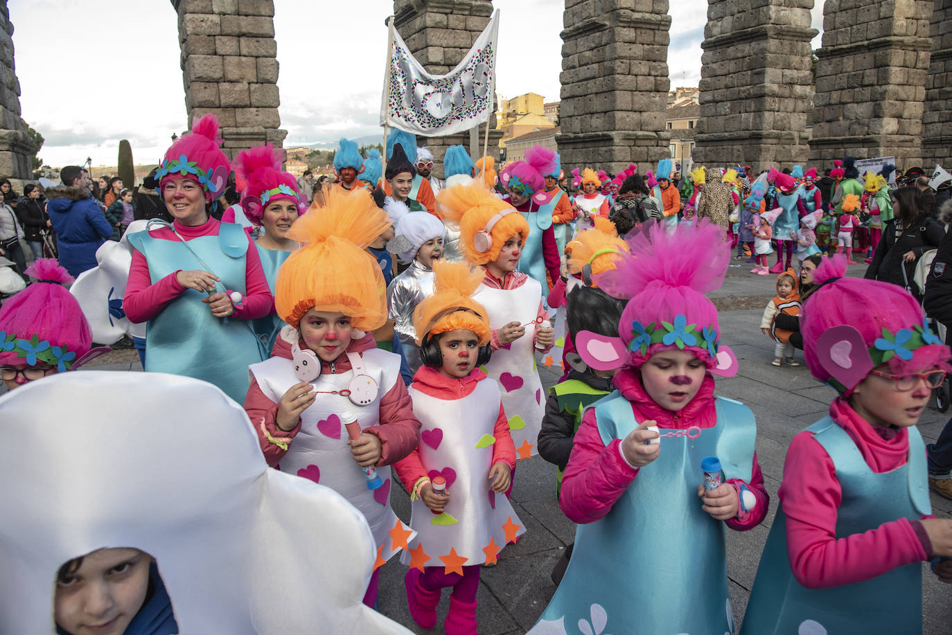 El carnaval infantil de Segovia, en imágenes