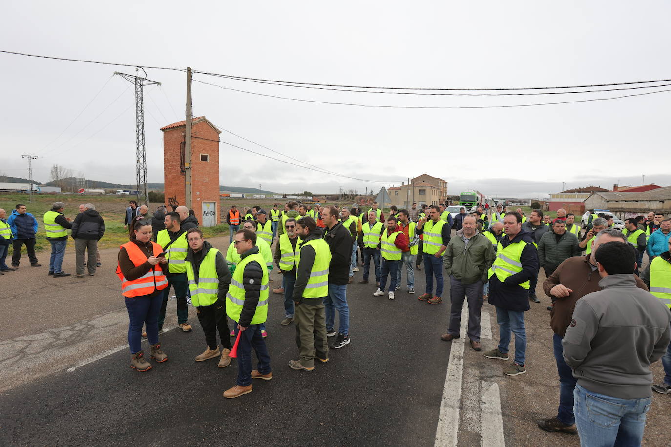 Primeras imágenes de la tractorada en Palencia