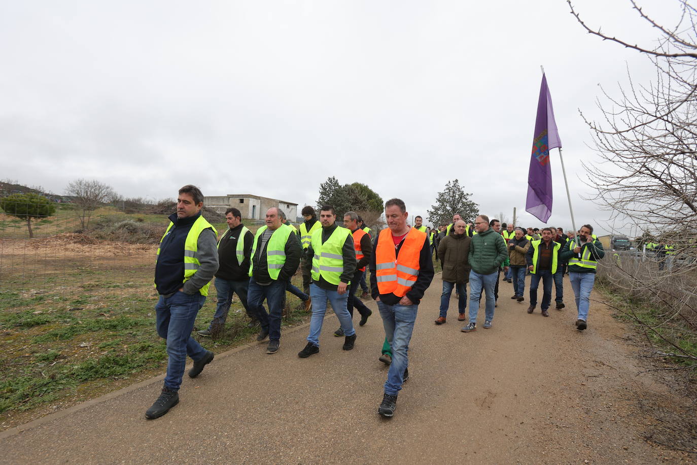 Primeras imágenes de la tractorada en Palencia