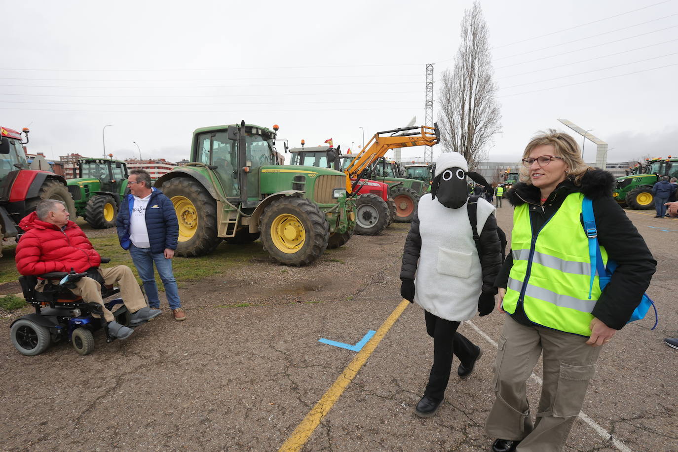 Primeras imágenes de la tractorada en Palencia