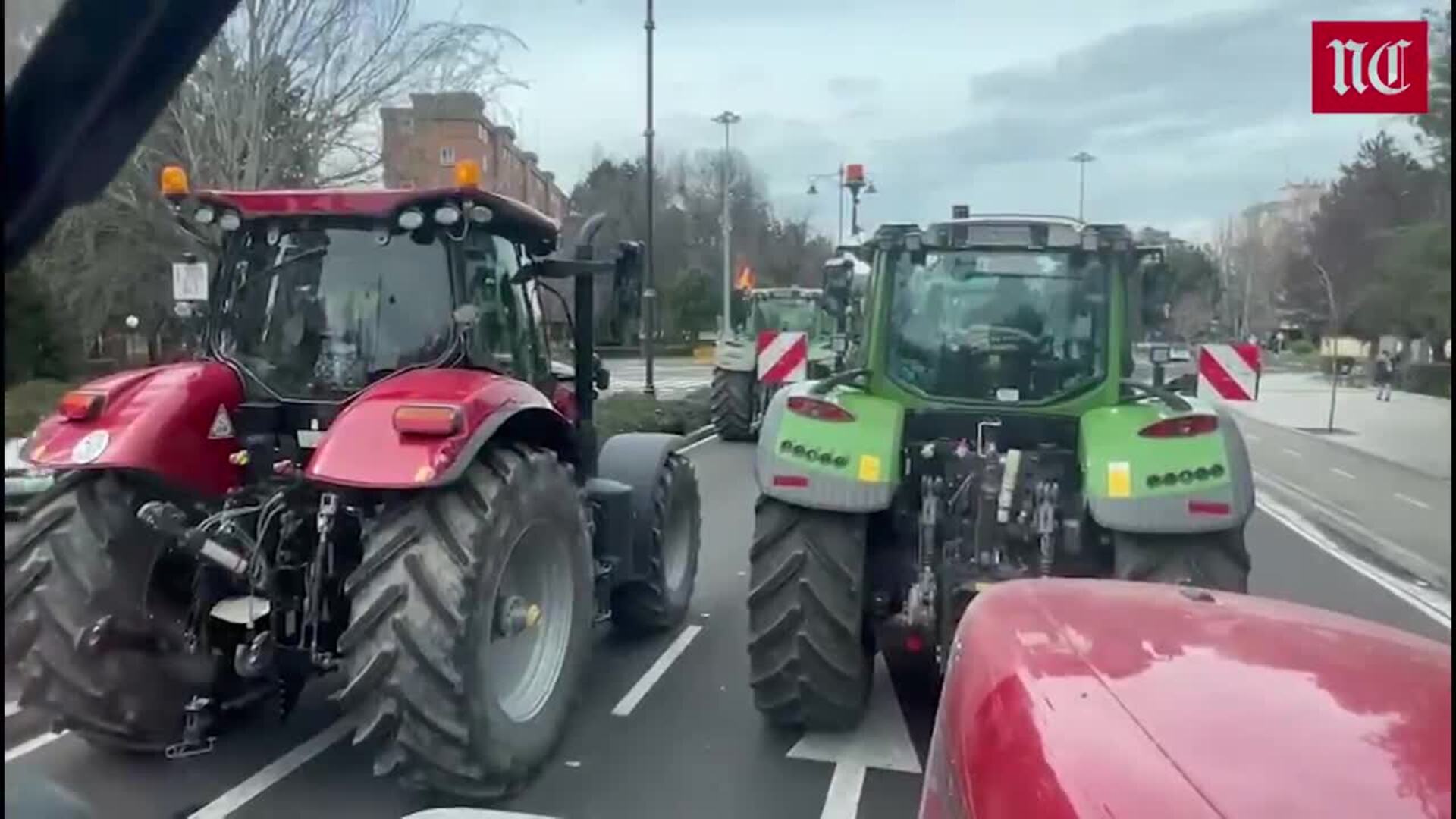 La tractorada de este miércoles en Valladolid