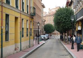 Calle Mambrilla en Valladolid