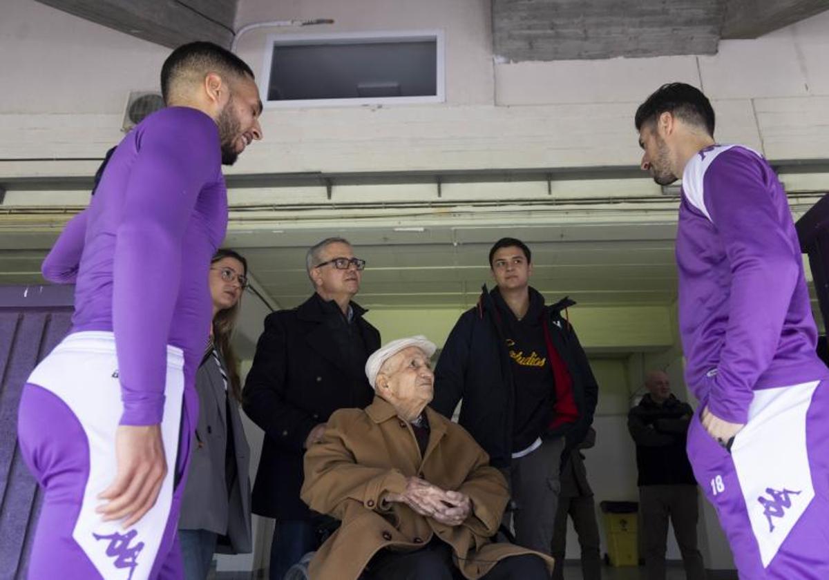 Visita especial al estadio Zorrilla con invitado de lujo