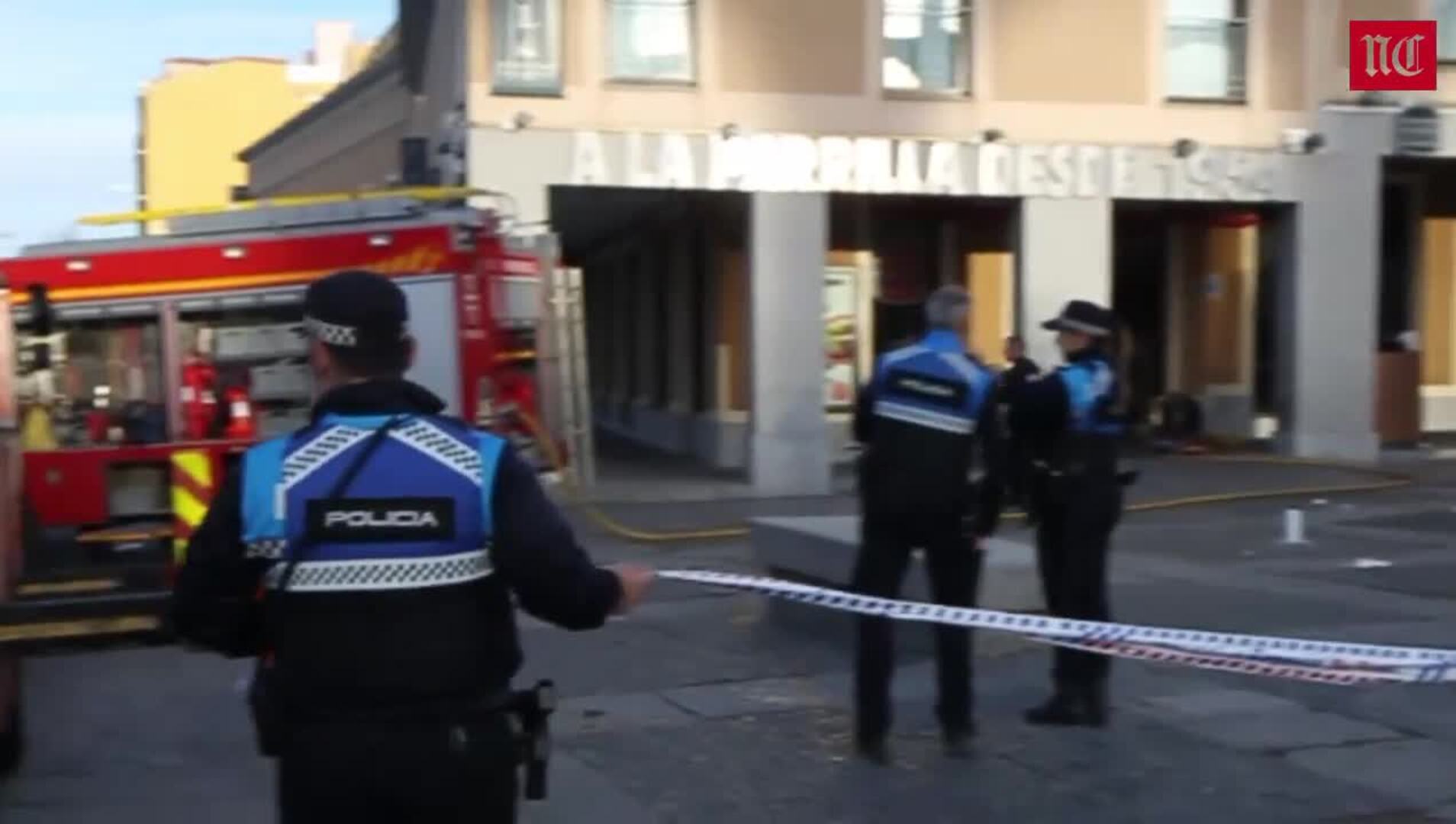 Incendio en un Burger King de Segovia