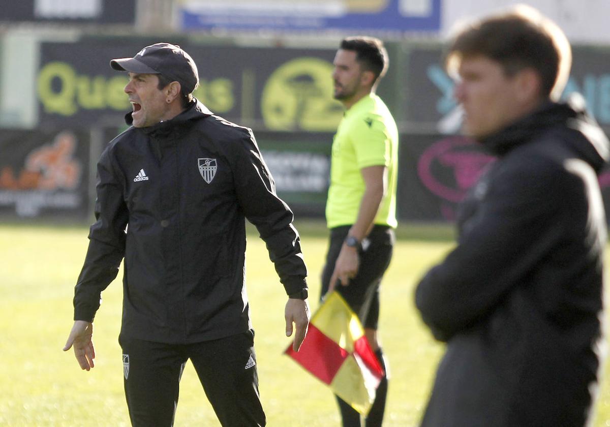 Ramsés Gil, durante el partido.