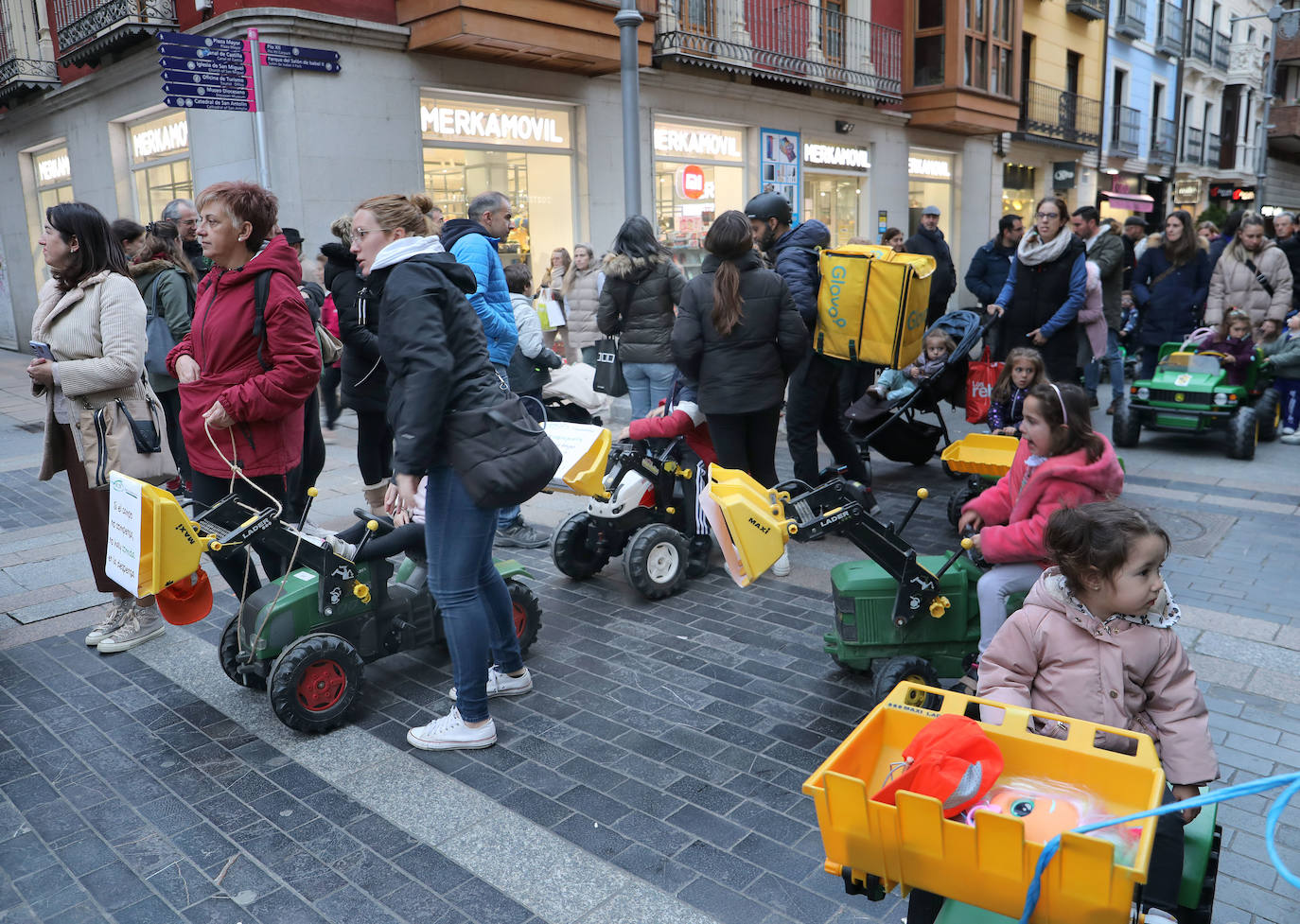 Los niños de Palencia defienden la agricultura y la ganadería