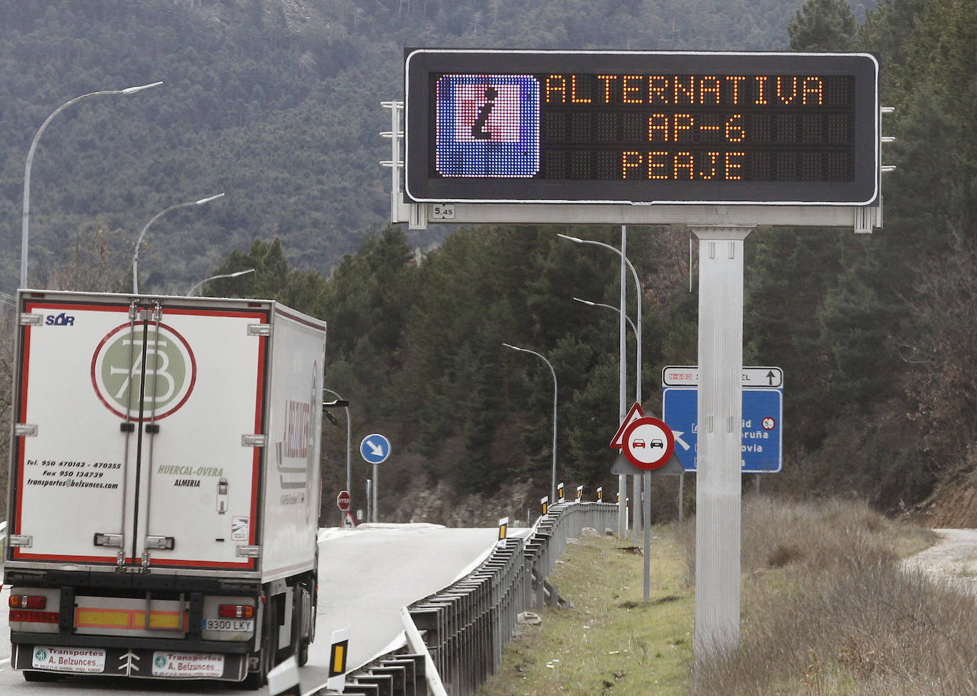 El corte de la travesía de San Rafael, en imágenes