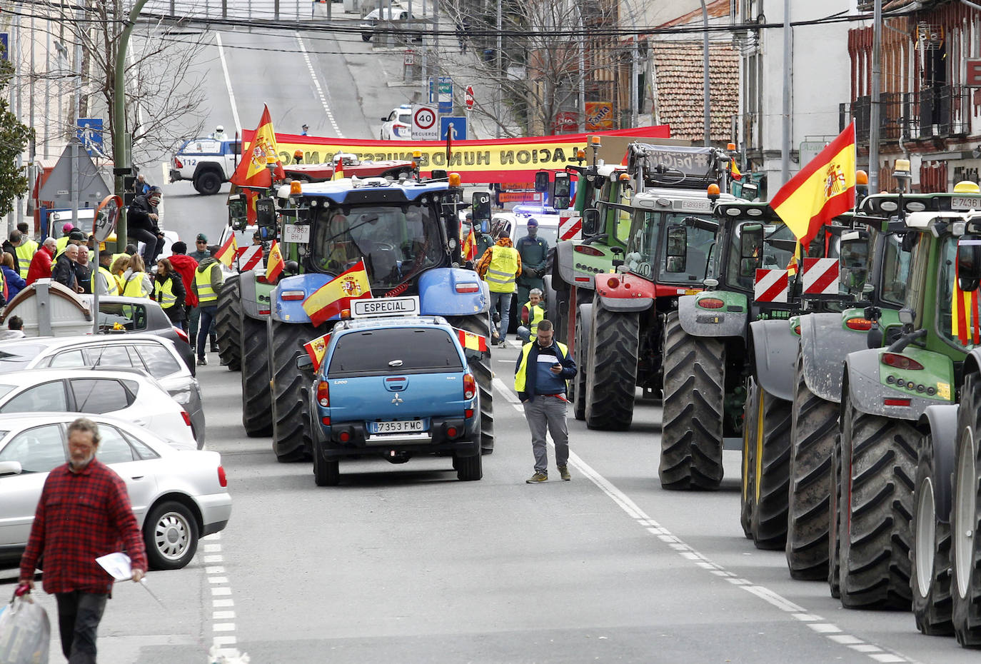El corte de la travesía de San Rafael, en imágenes