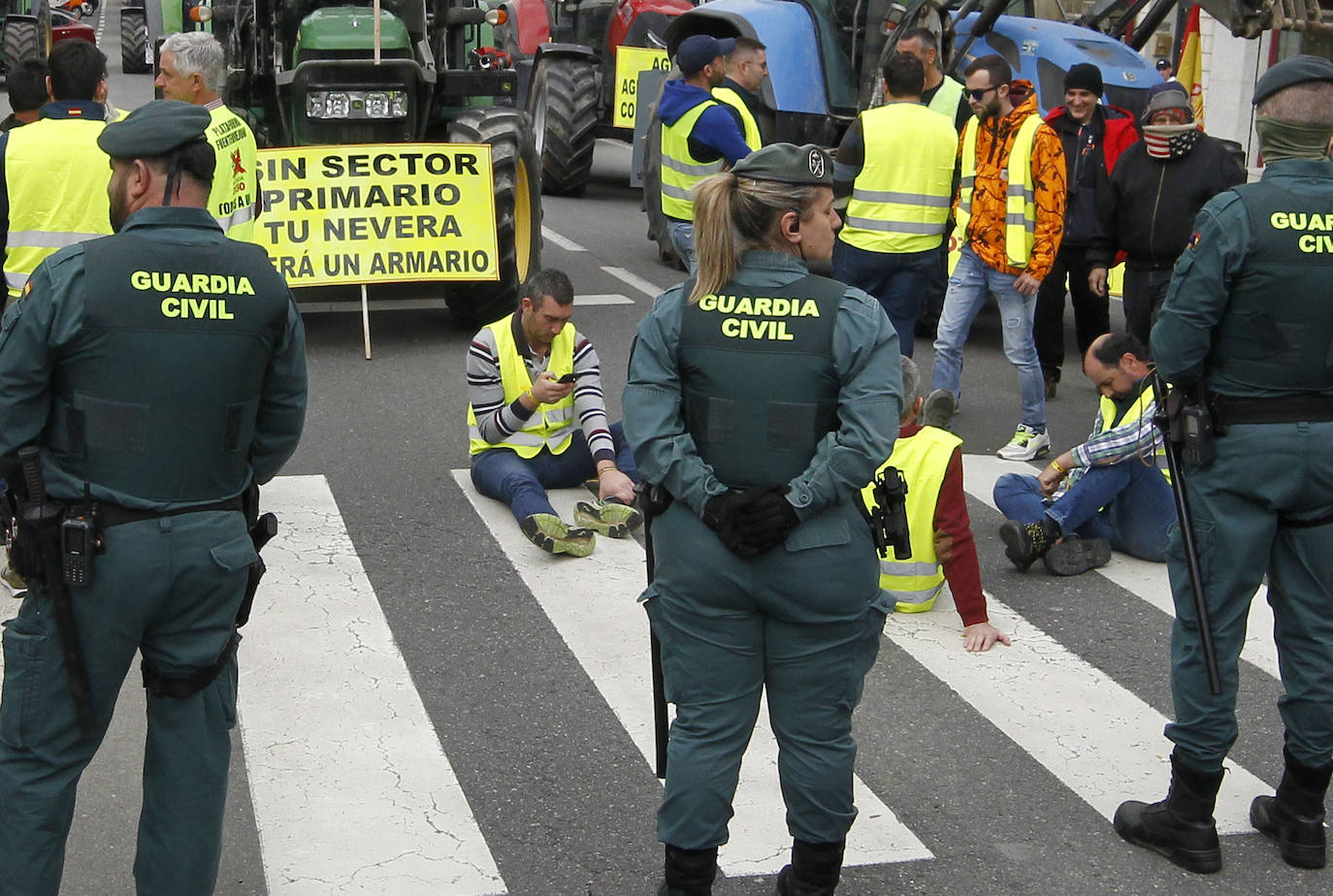 El corte de la travesía de San Rafael, en imágenes