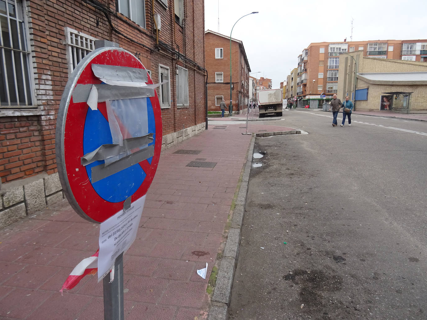 Corte al tráfico en el acceso al túnel de Vadillos.