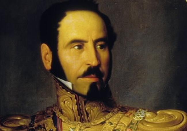 Joaquín Baldomero Fernández-Espartero Álvarez de Toro, retrato de Antonio María Esquivel.