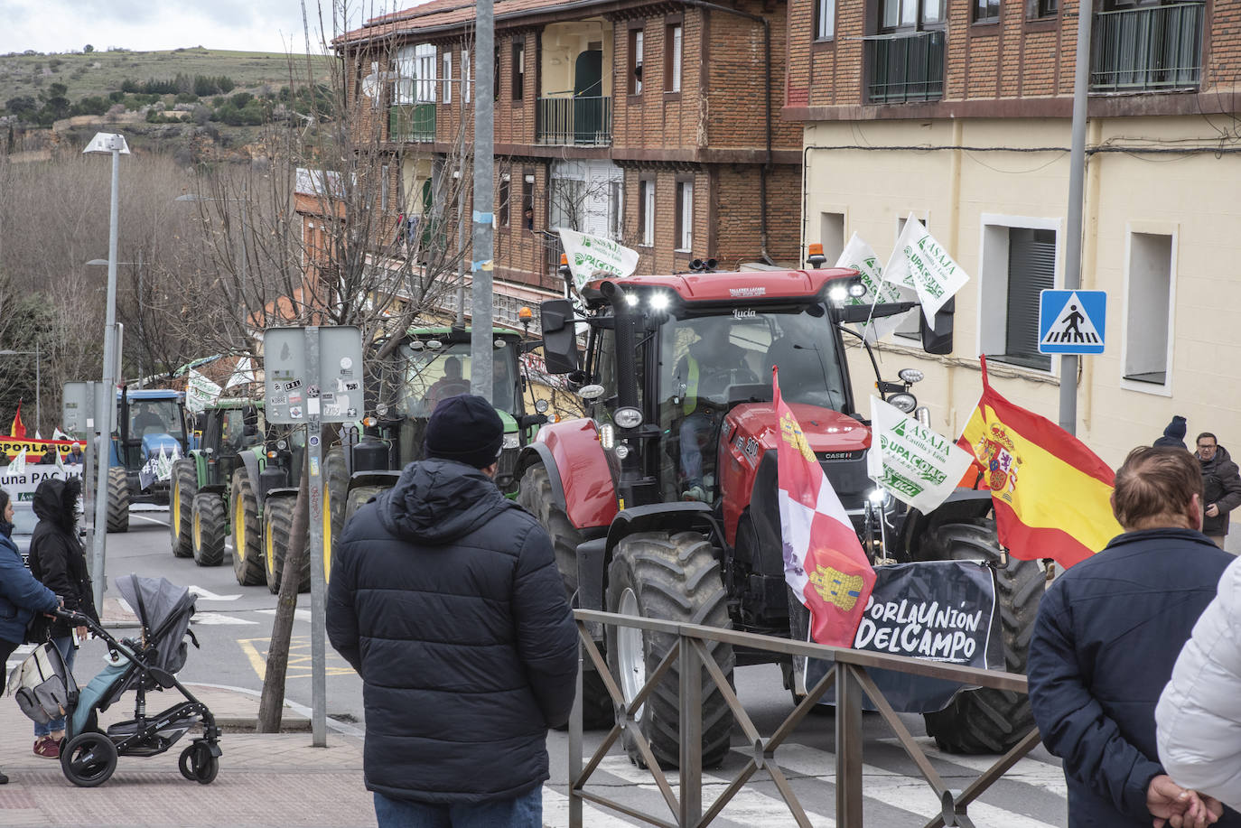 Manifestación de agricultores y ganaderos en Segovia