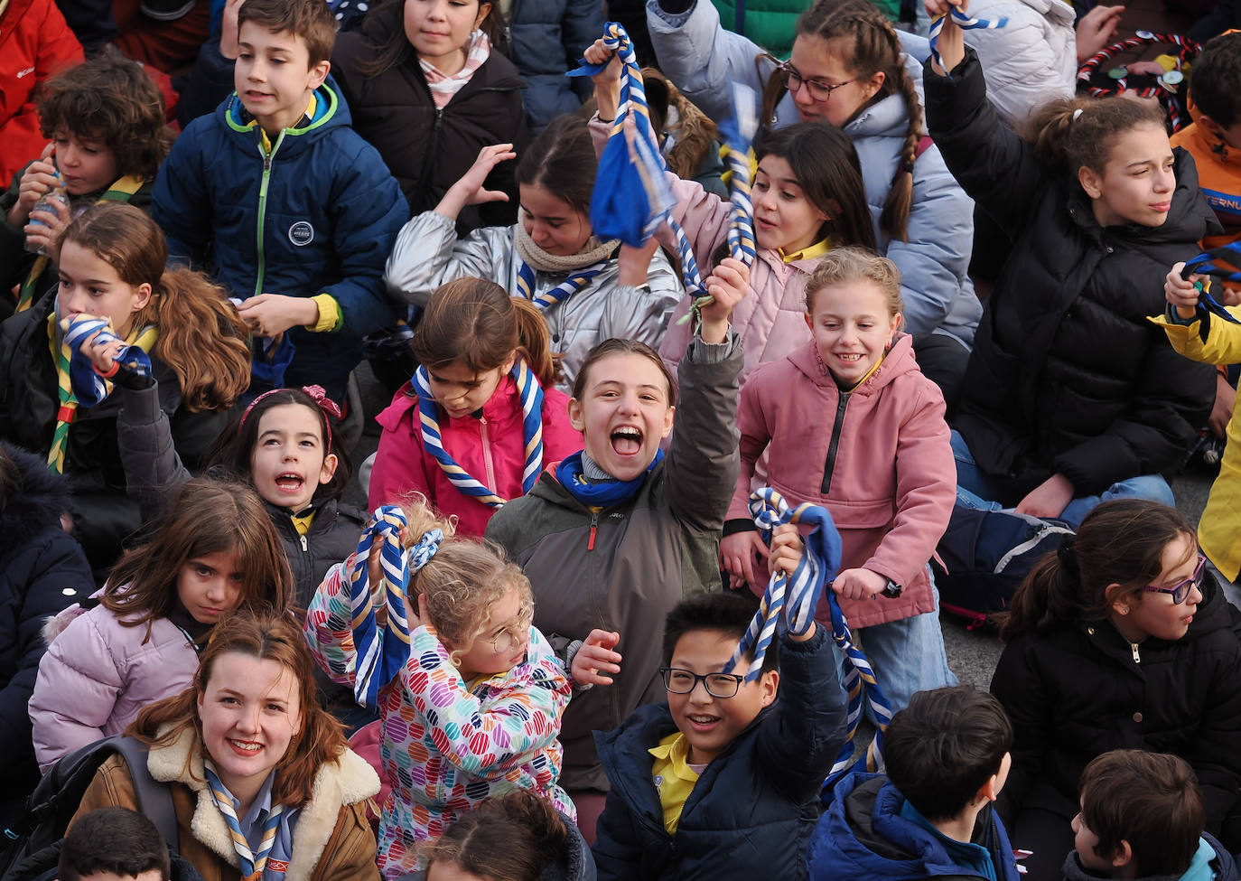 La celebración del Día del Pensamiento Scout, en imágenes