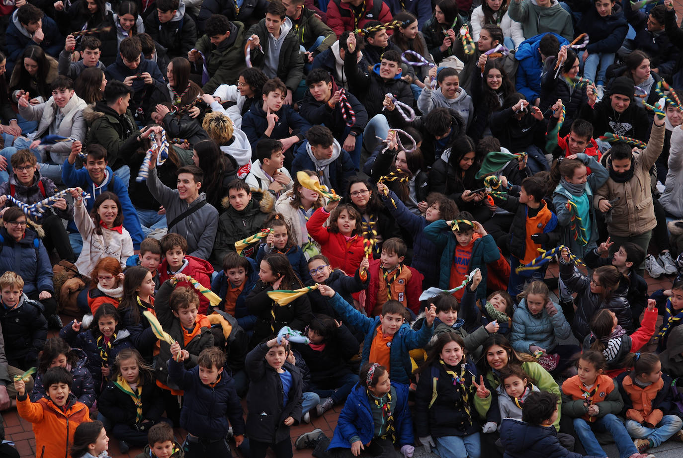 La celebración del Día del Pensamiento Scout, en imágenes