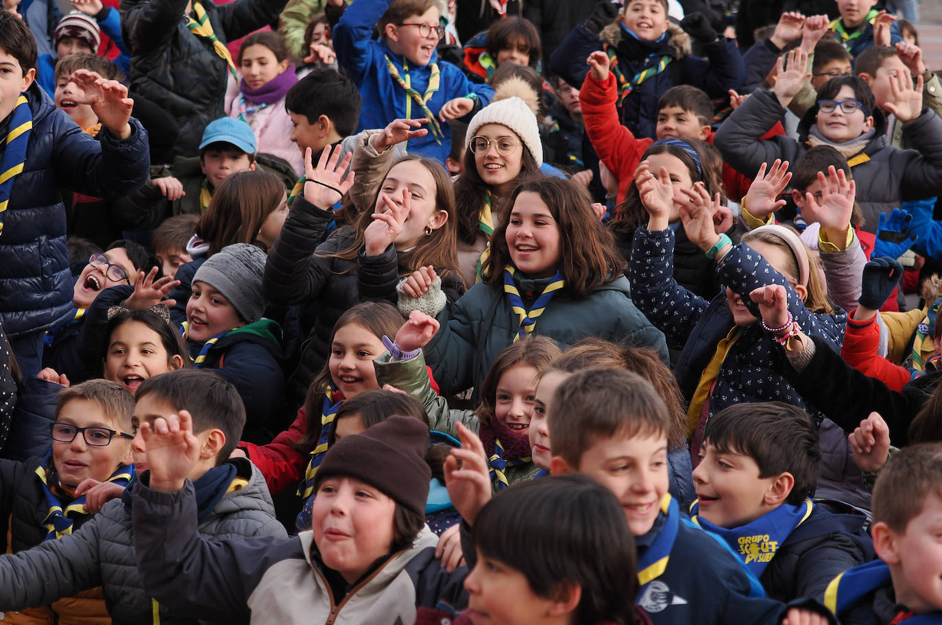 La celebración del Día del Pensamiento Scout, en imágenes