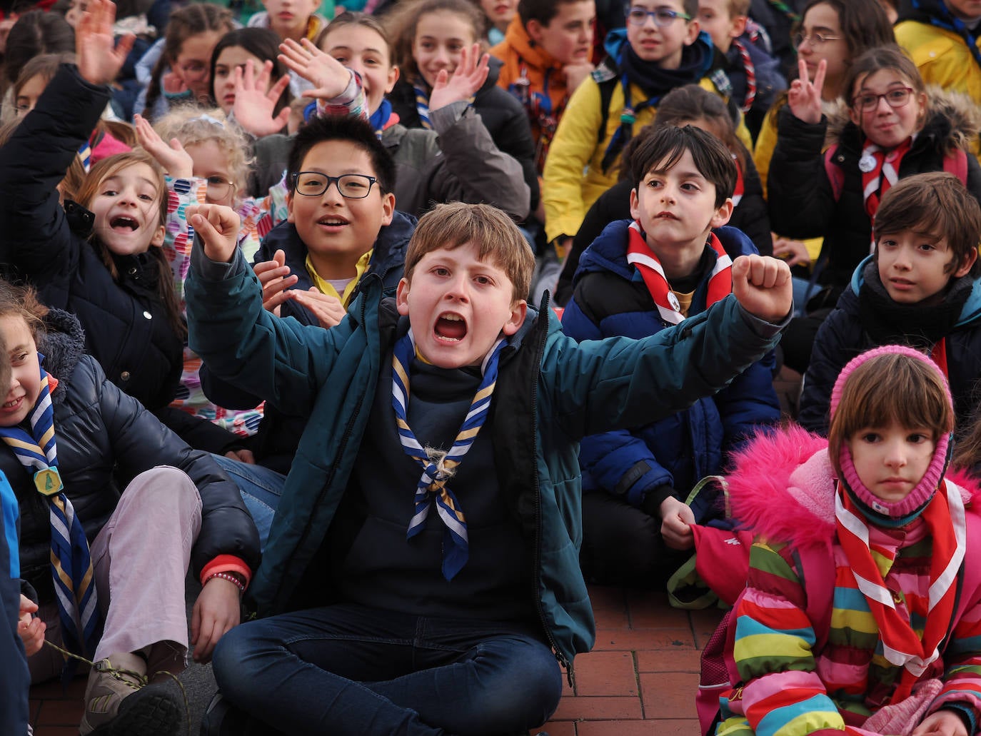 La celebración del Día del Pensamiento Scout, en imágenes