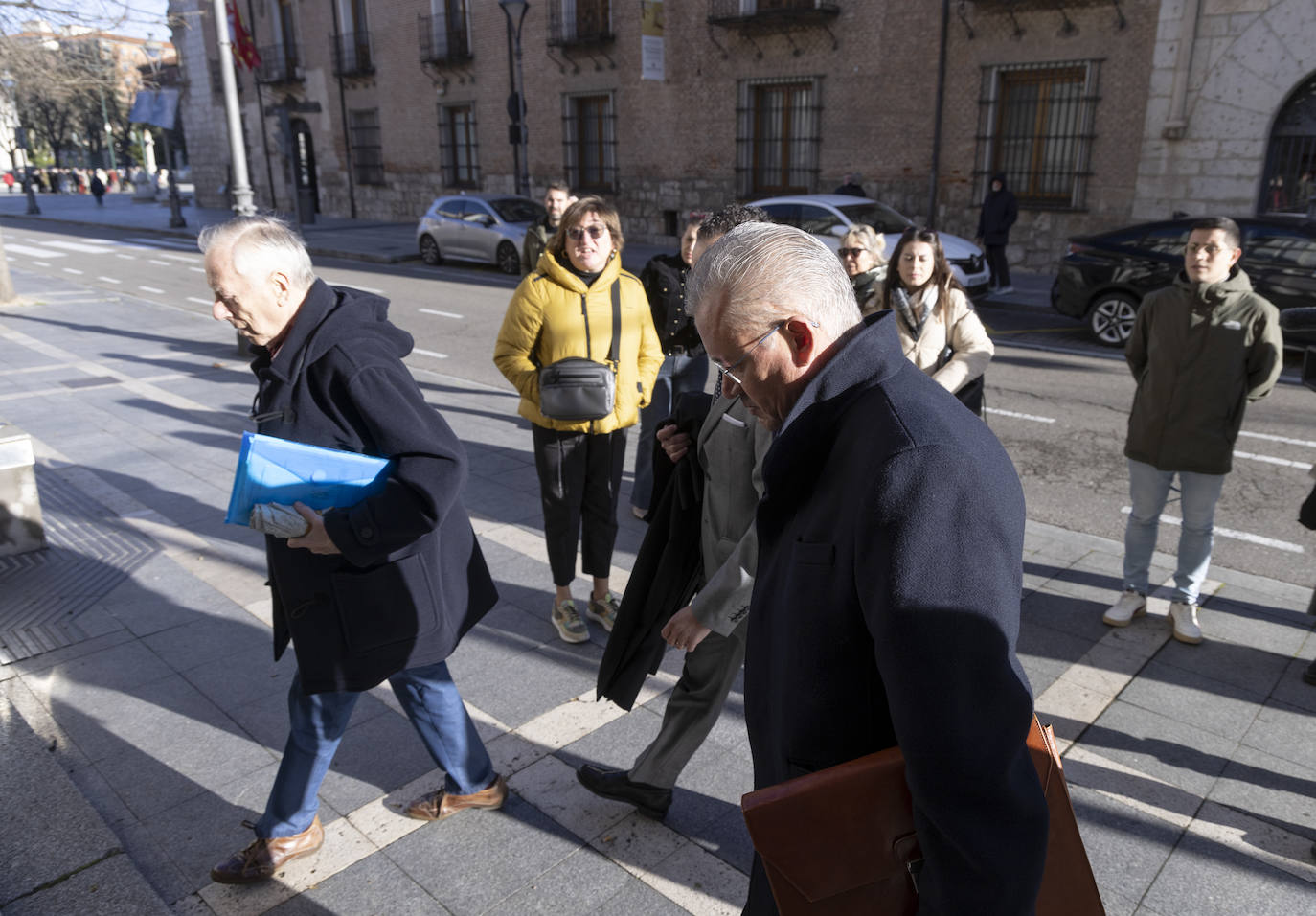 Salvador Molina y Juan Carlos Sacristán acceden a la Audiencia de Valladolid.