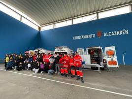 Simulacro práctico realizado en Alcazarén