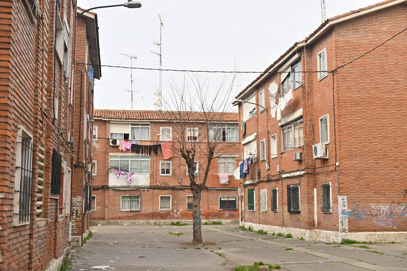 Barrio de las Viudas en Valladolid.