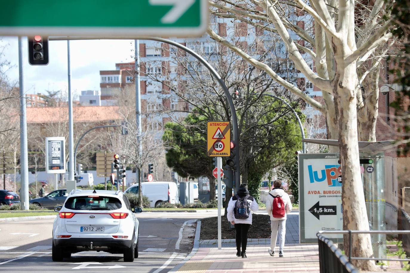 Cambios en los carriles de la avenida de Gijón