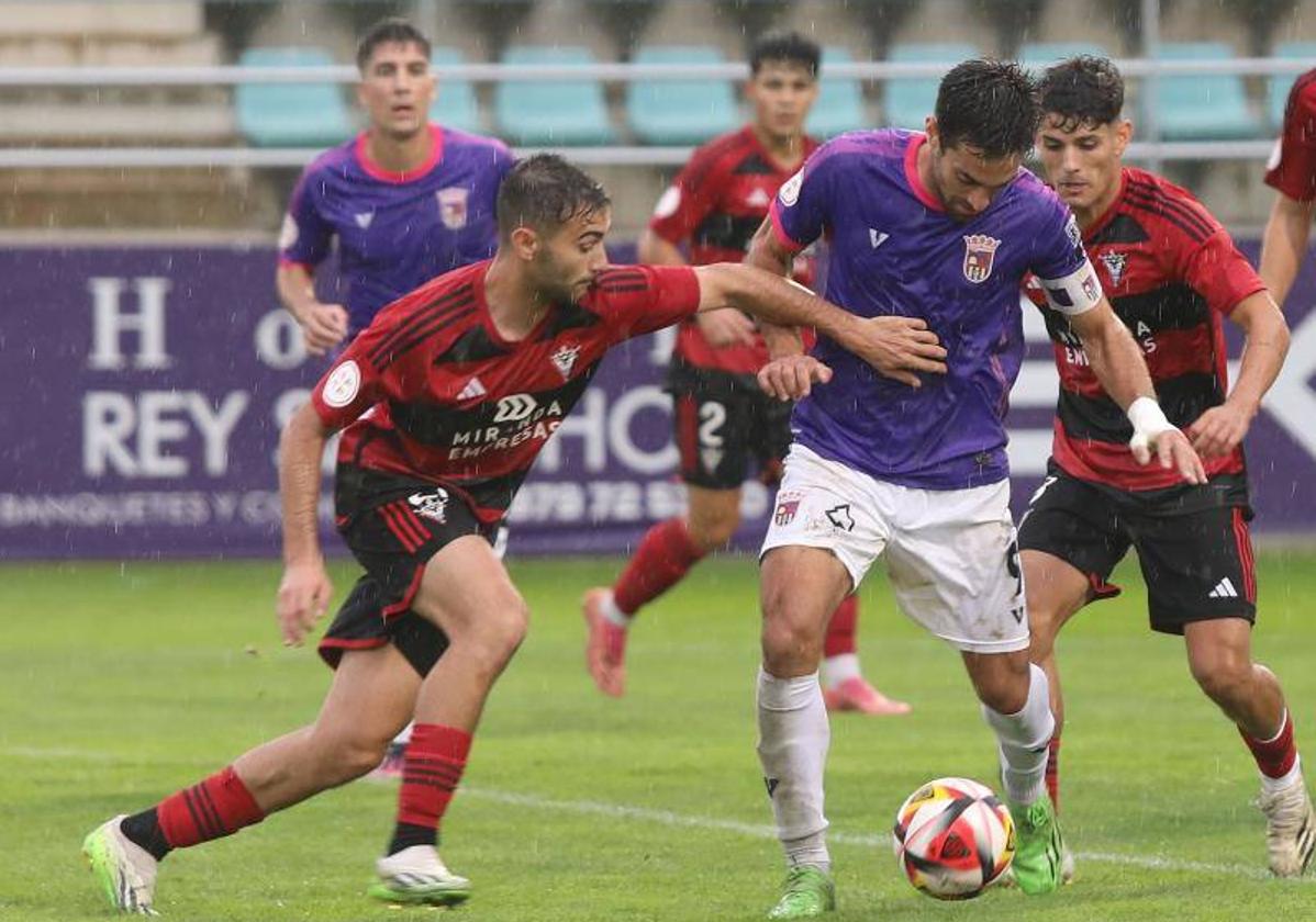 Partido del Palencia CF contra el Mirandés B en la Balastera, el pasado octubre.