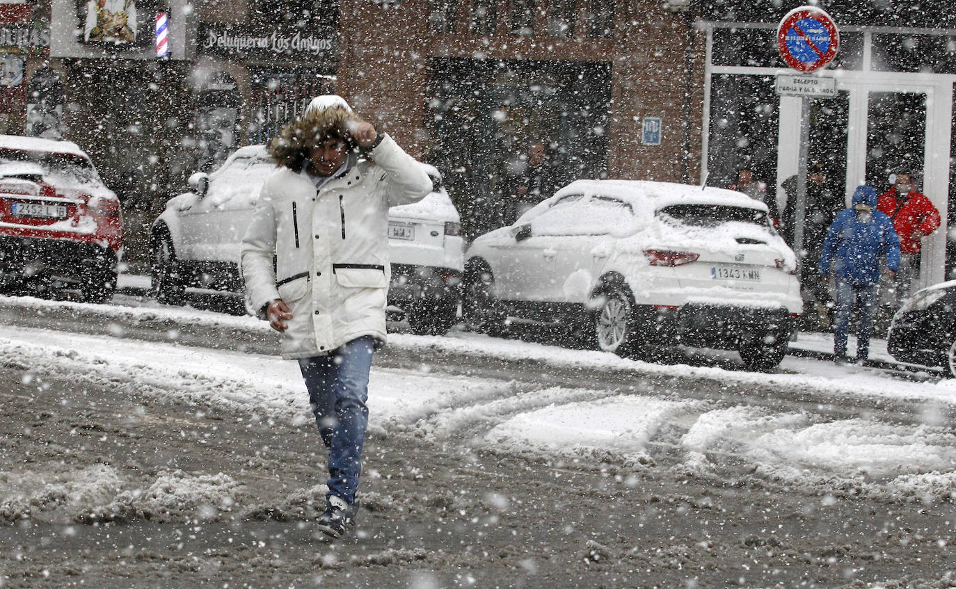 Fotografías de la nevada en Segovia capital