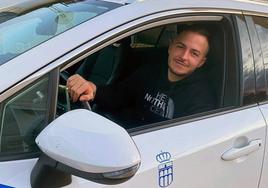 Ángel Garcia, taxista segoviano de 26 años.