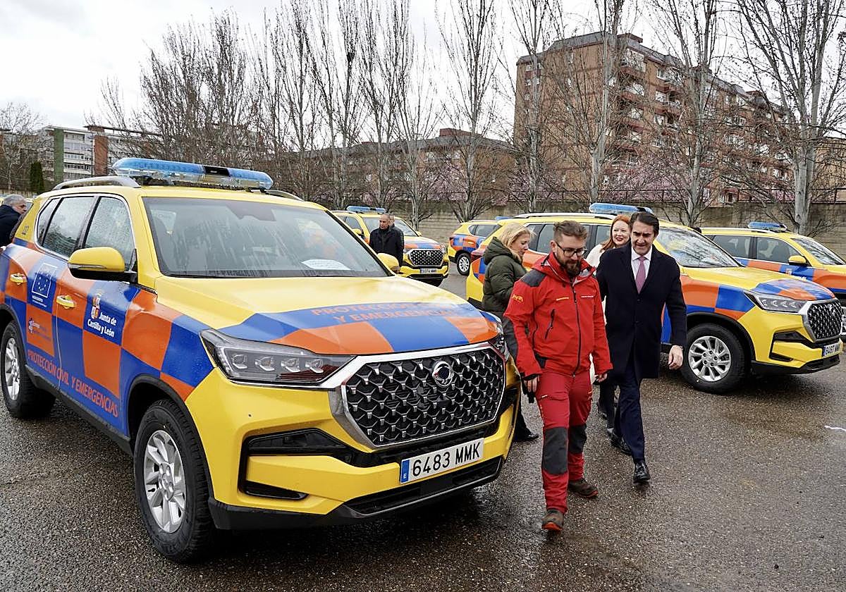 Entrega de los vehículos de altas capacidades a las Delegaciones Territoriales de Castilla y León.