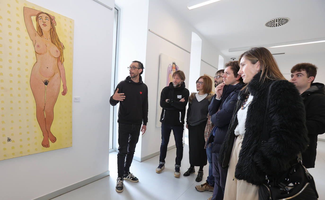 Fumantwo expone en el Lecrác parte de su obra dedicada a la mujer