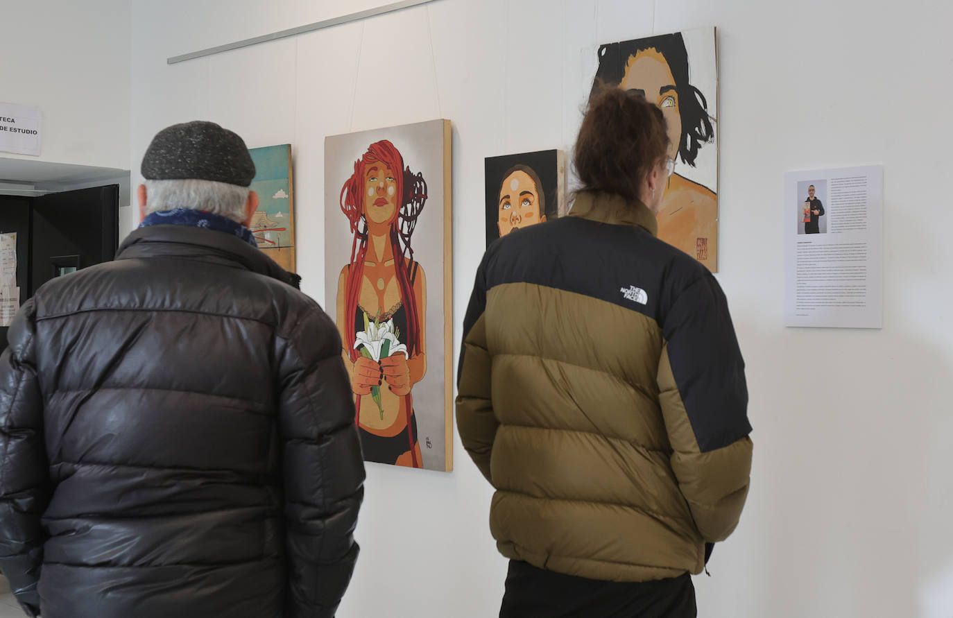 Fumantwo expone en el Lecrác parte de su obra dedicada a la mujer