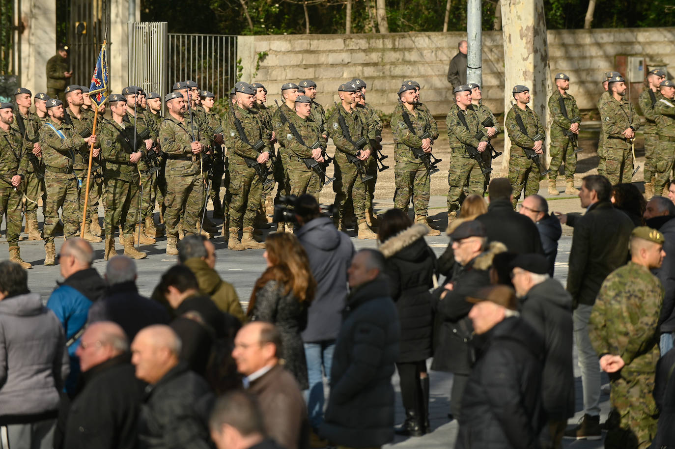 El ensayo general ante la visita de Felipe VI a Valladolid