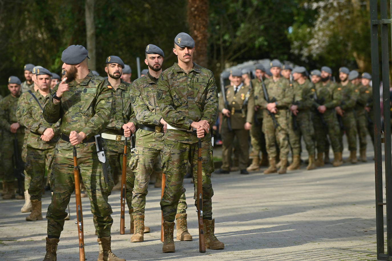 El ensayo general ante la visita de Felipe VI a Valladolid