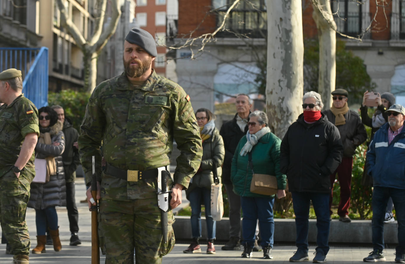 El ensayo general ante la visita de Felipe VI a Valladolid