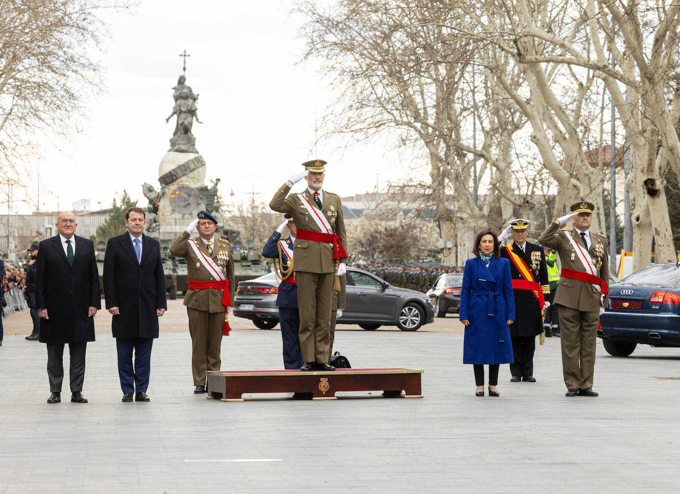 Felipe VI preside la celebración del 375º aniversario del Regimiento de Caballería Farnesio nº12