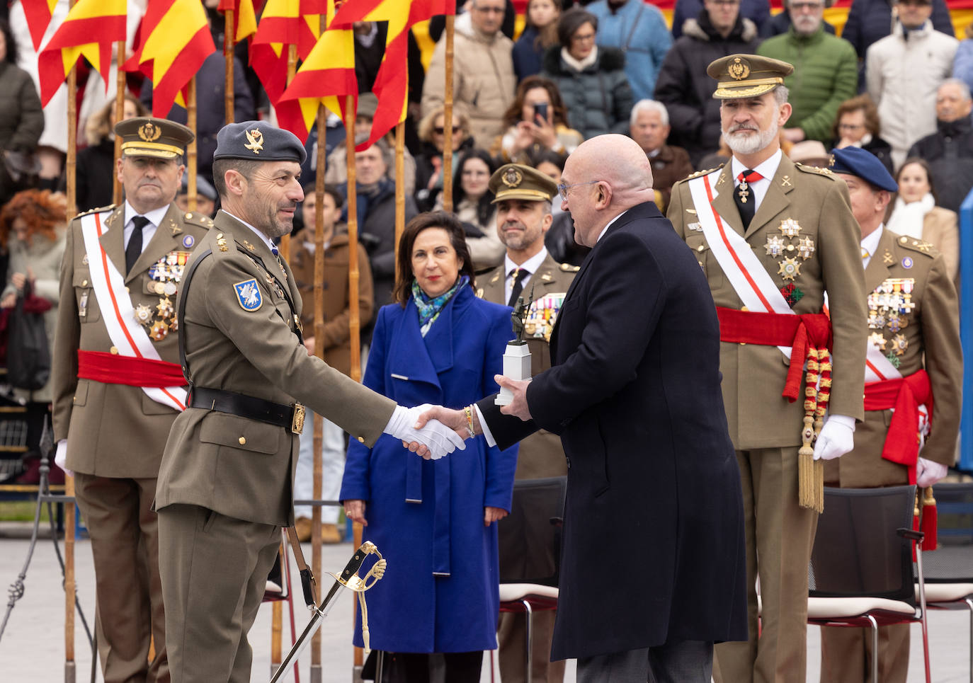 Felipe VI preside la celebración del 375º aniversario del Regimiento de Caballería Farnesio nº12