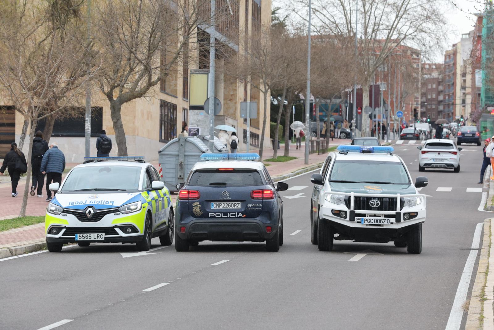 Despliegue policial en Salamanca tras fugarse un preso