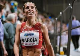 Marta García, en Glasgow el pasado fin de semana.