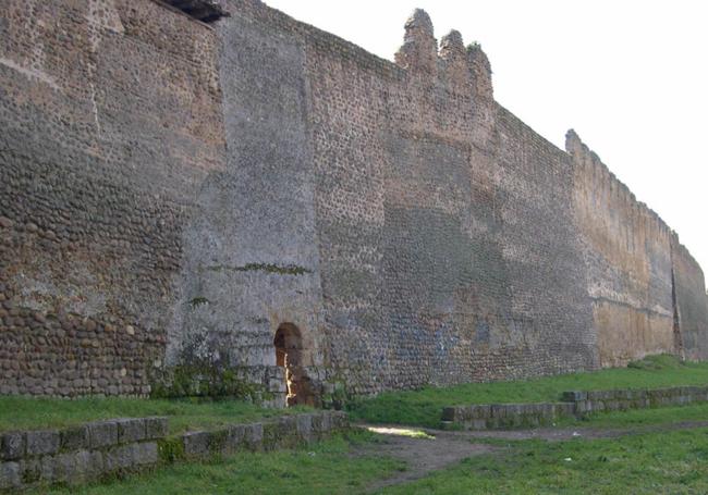 Misma parte de la muralla en 2009. Mansilla de las Mulas.