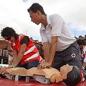 Daniel, voluntario de Cruz Roja Valladolid en el 11-M: «Todavía tengo un nudo en el estómago»